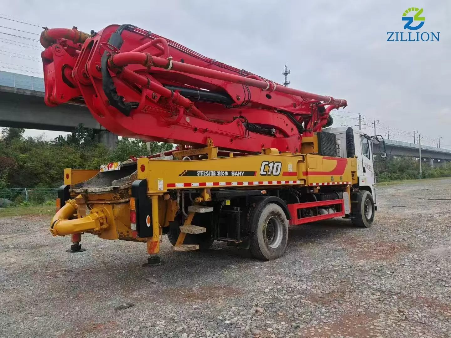 SANY 39 m Truck-Mounted Concrete Pump (2020 Model) on SANY Chassis