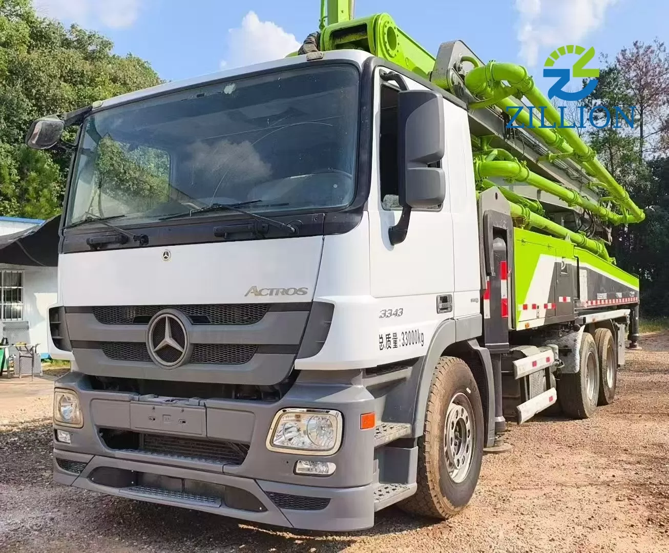 2018 Zoomlion 47m Concrete Pump Truck | Mercedes-Benz Chassis