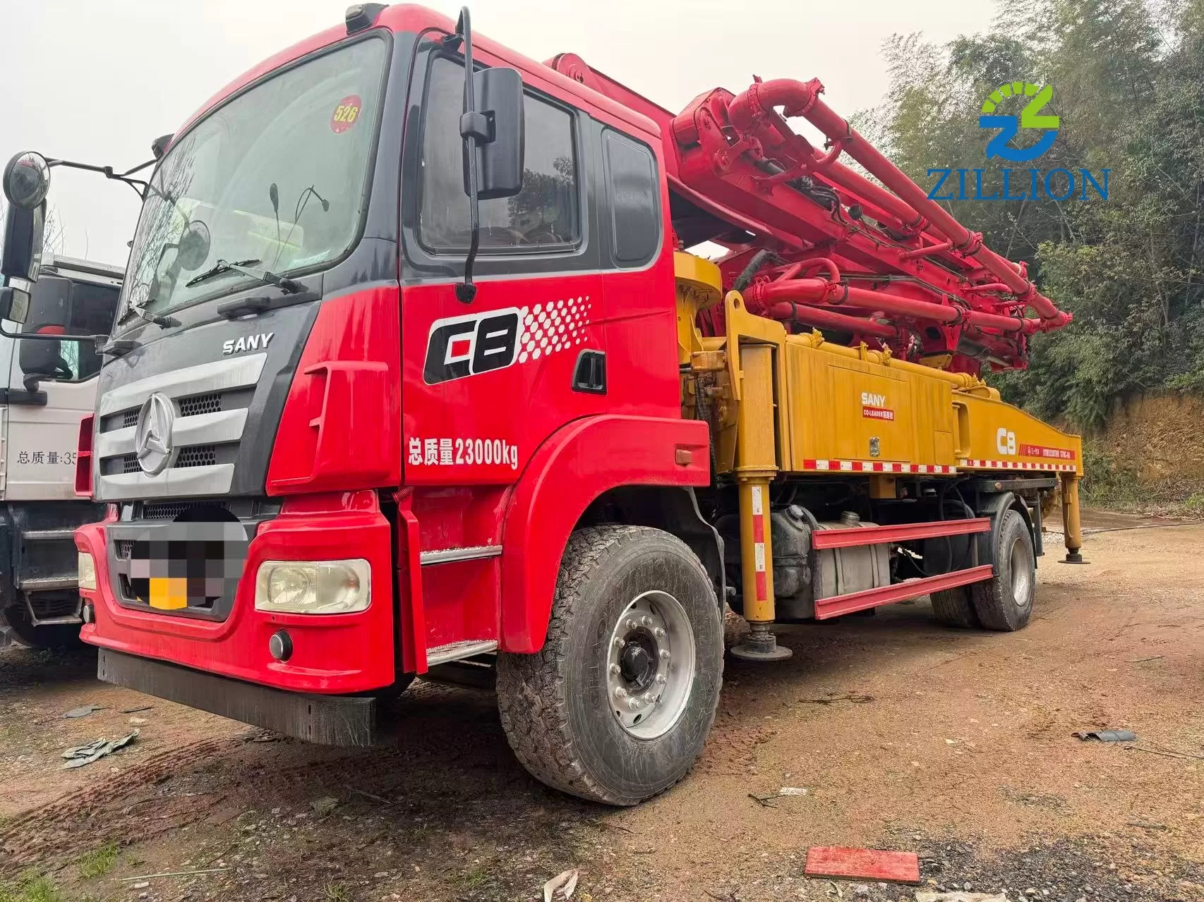 2019  Used SANY 38M Concrete Pump Truck | SANY Chassis | Reliable High-Reach Solution