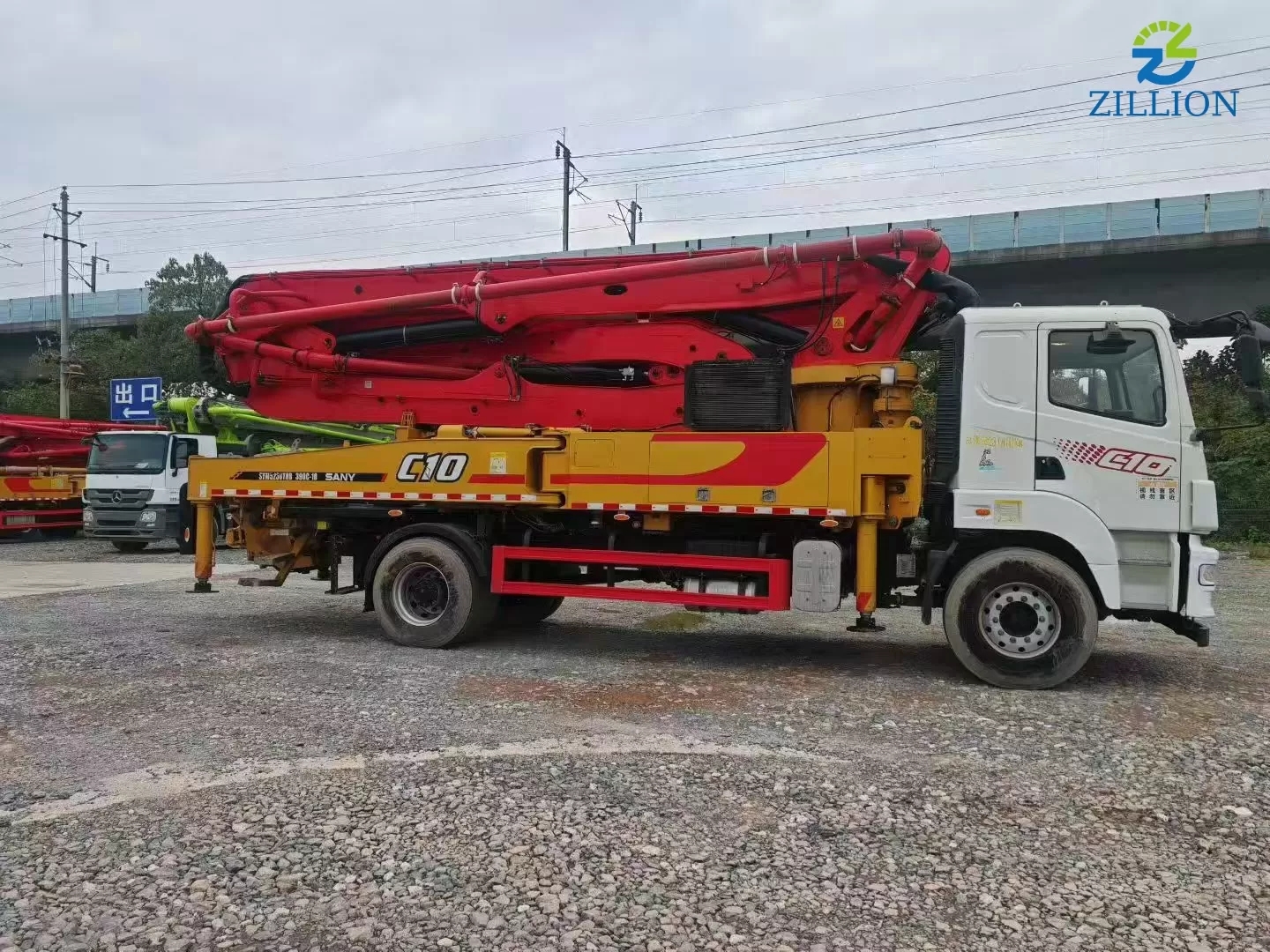 SANY 39 m Truck-Mounted Concrete Pump (2020 Model) on SANY Chassis