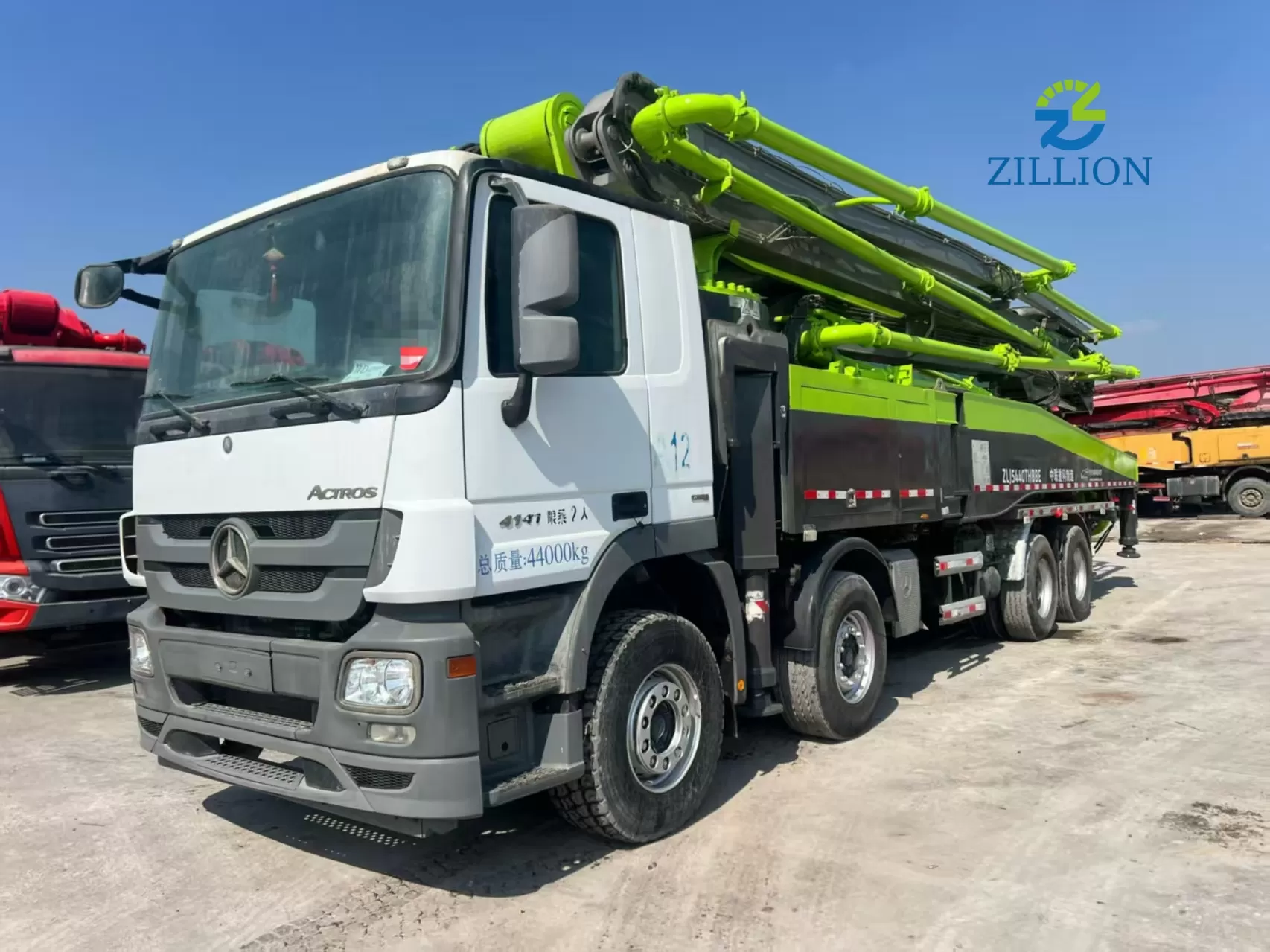 2018 Zoomlion 56m Concrete Pump Truck | Mercedes-Benz Chassis
