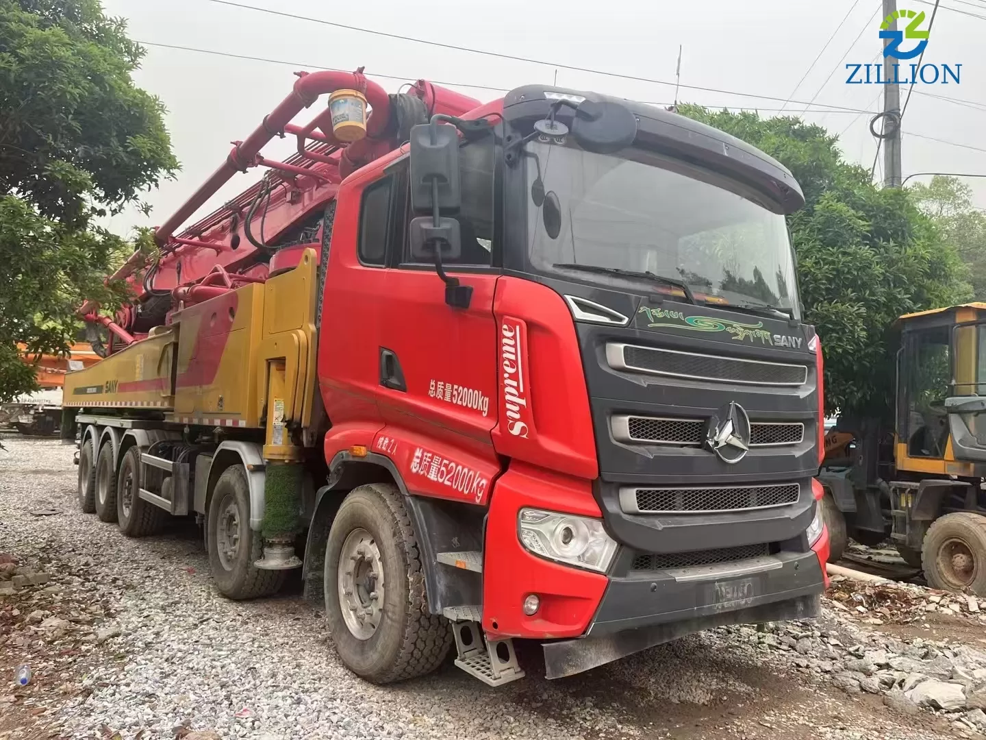 High Quality 2021 Sany Boom Pump 65m Truck- mounted Concrete Pump Car on Sany Chassis