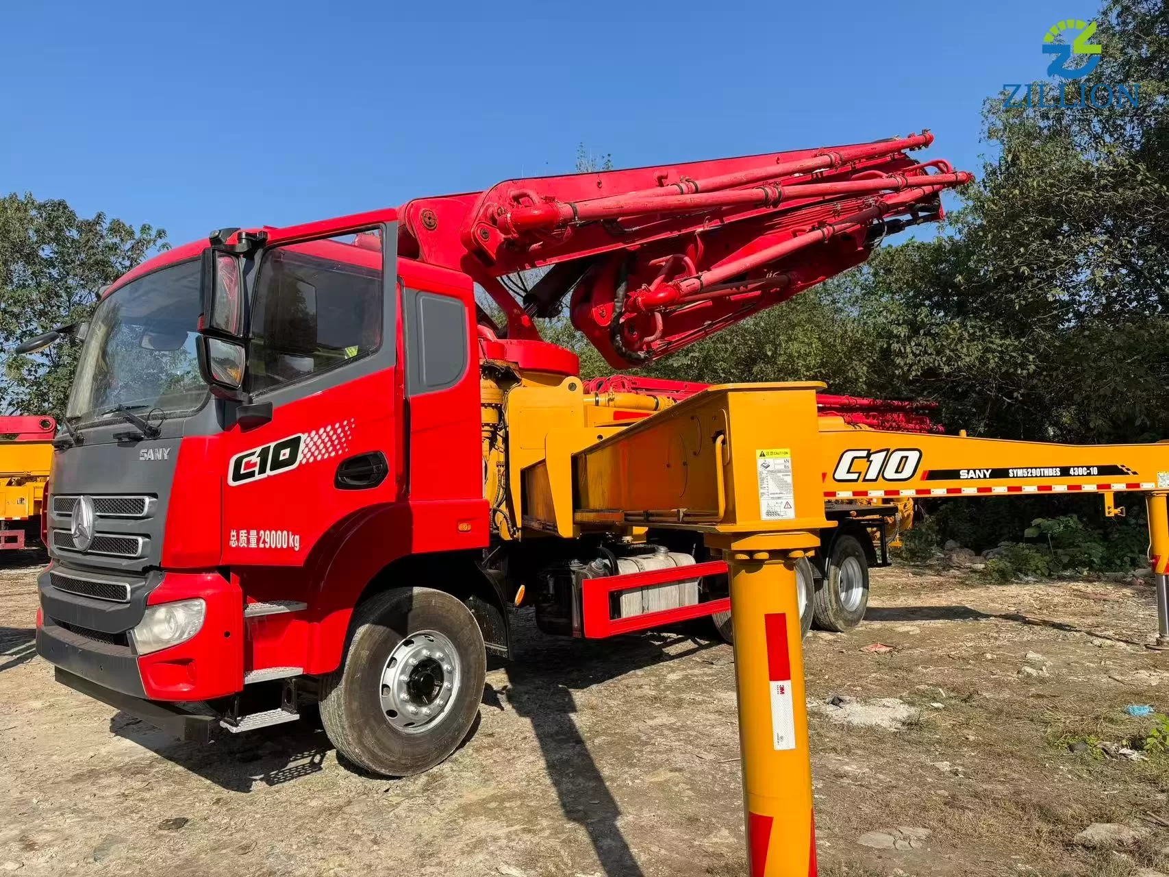 2021 SANY 43m Truck-Mounted Concrete Pump Truck with SANY Chassis