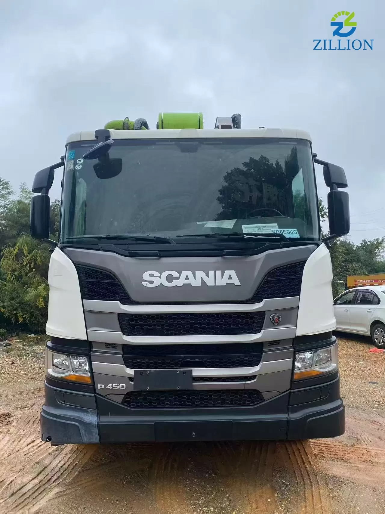 2021 Zoomlion 56m Truck-Mounted Concrete Boom Pump on Scania Chassis
