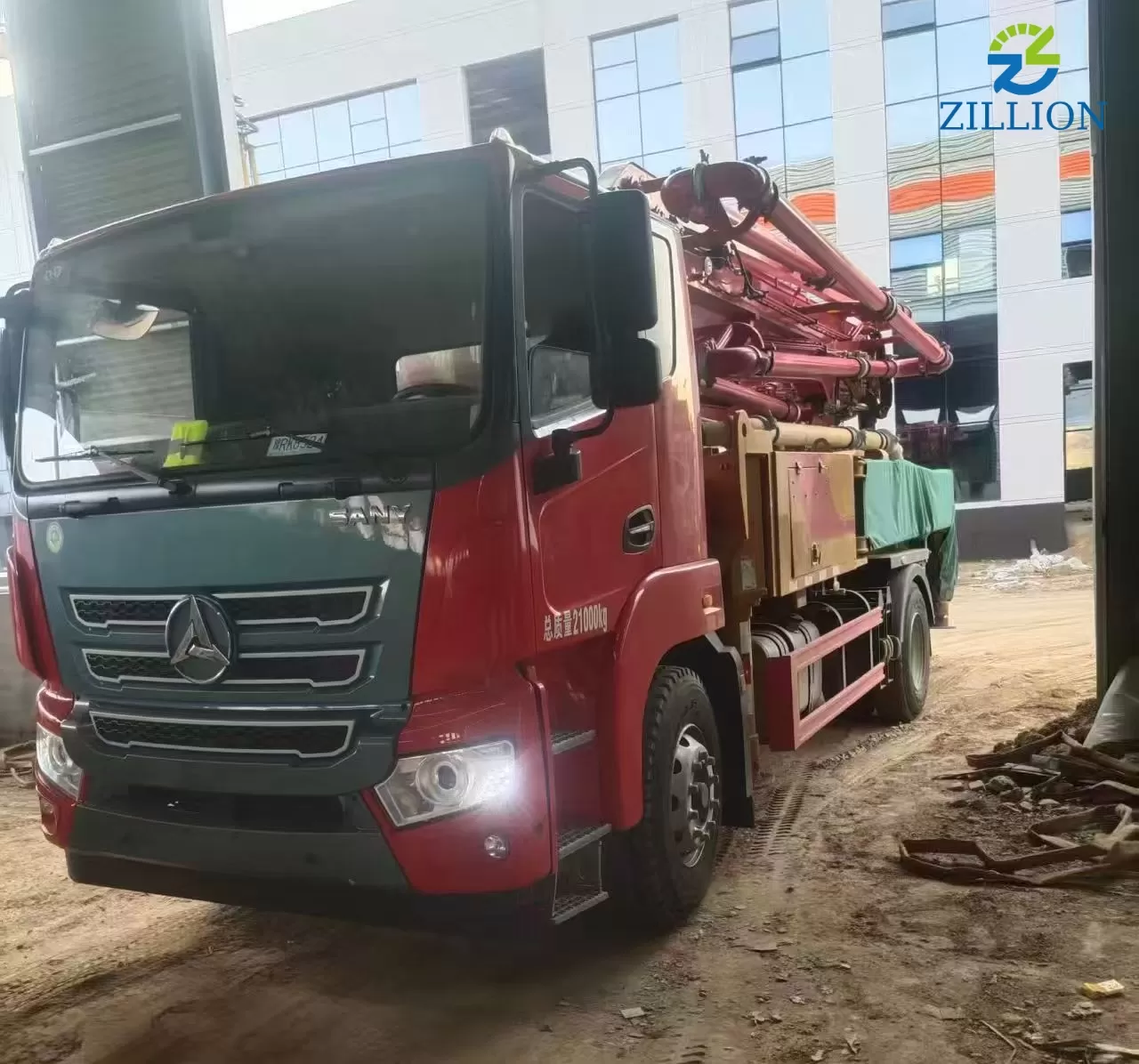 2025 SANY 33m Truck-Mounted Concrete Pump Truck with SANY Chassis