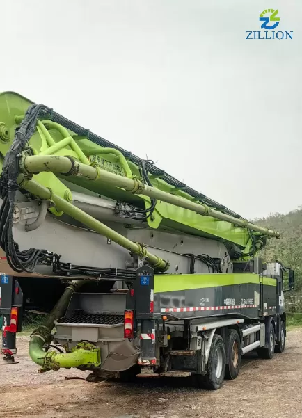 High Quality 2021 Zoomlion Boom Pump 63m Truck- mounted Concrete Pump Car on Benz Chassis