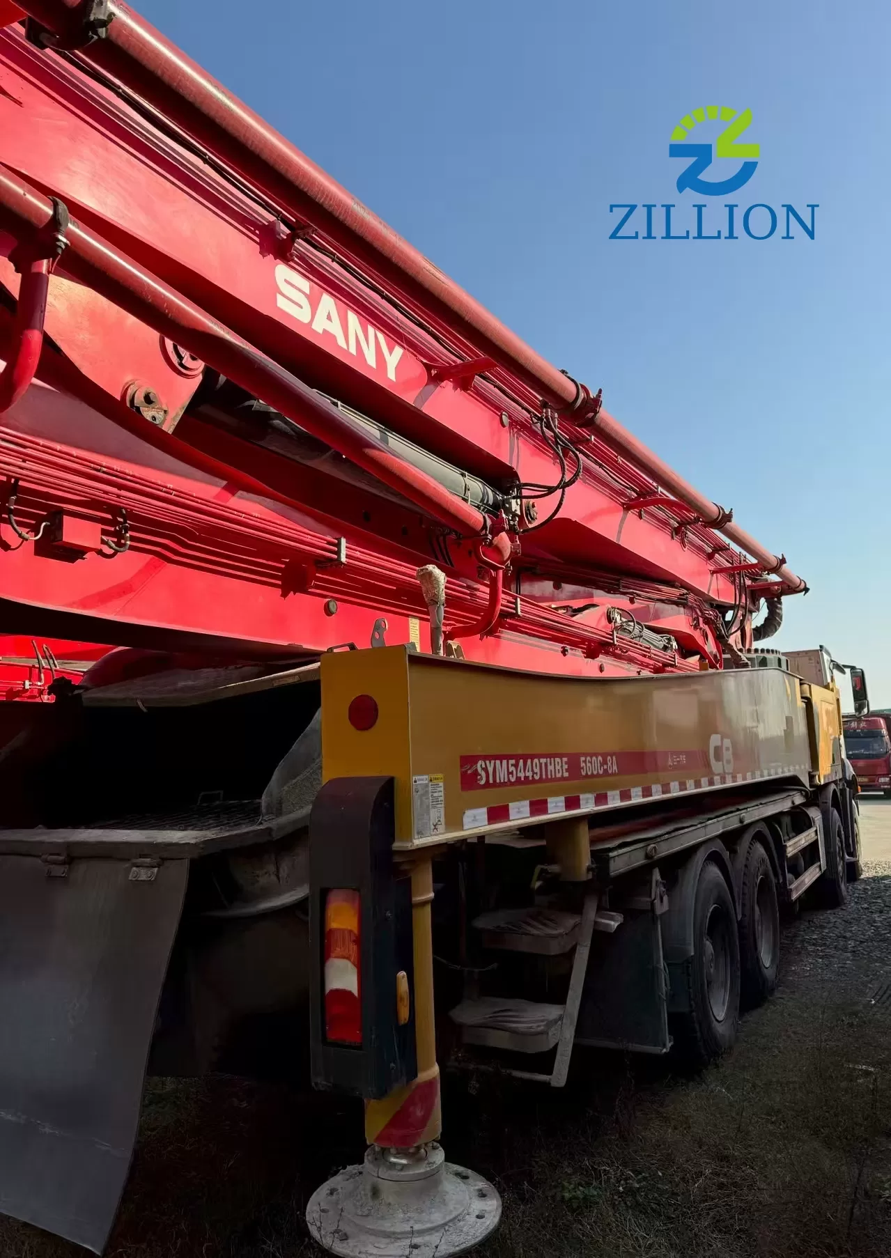 2024 SANY 56m Truck-Mounted Concrete Pump Truck with Mercedes-Benz Chassis