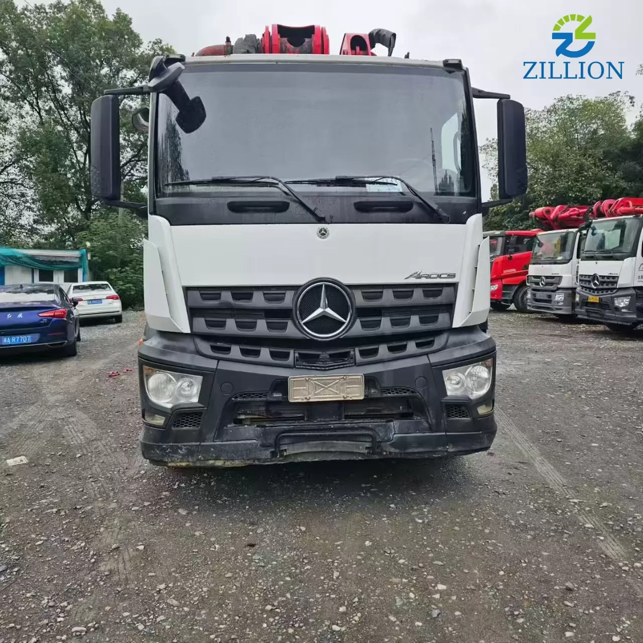 High Quality 2021 SANY Boom Pump 49m Truck- mounted Concrete Pump Truck on Mercedes-Benz Chassis