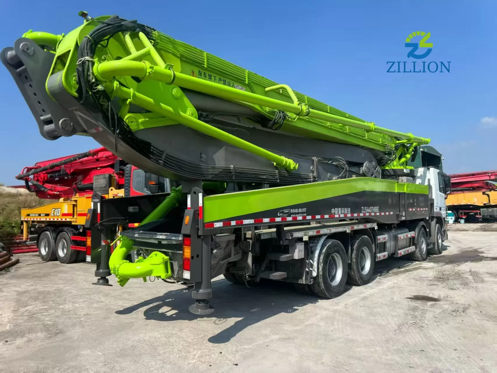 2018 Zoomlion 56m Concrete Pump Truck | Mercedes-Benz Chassis