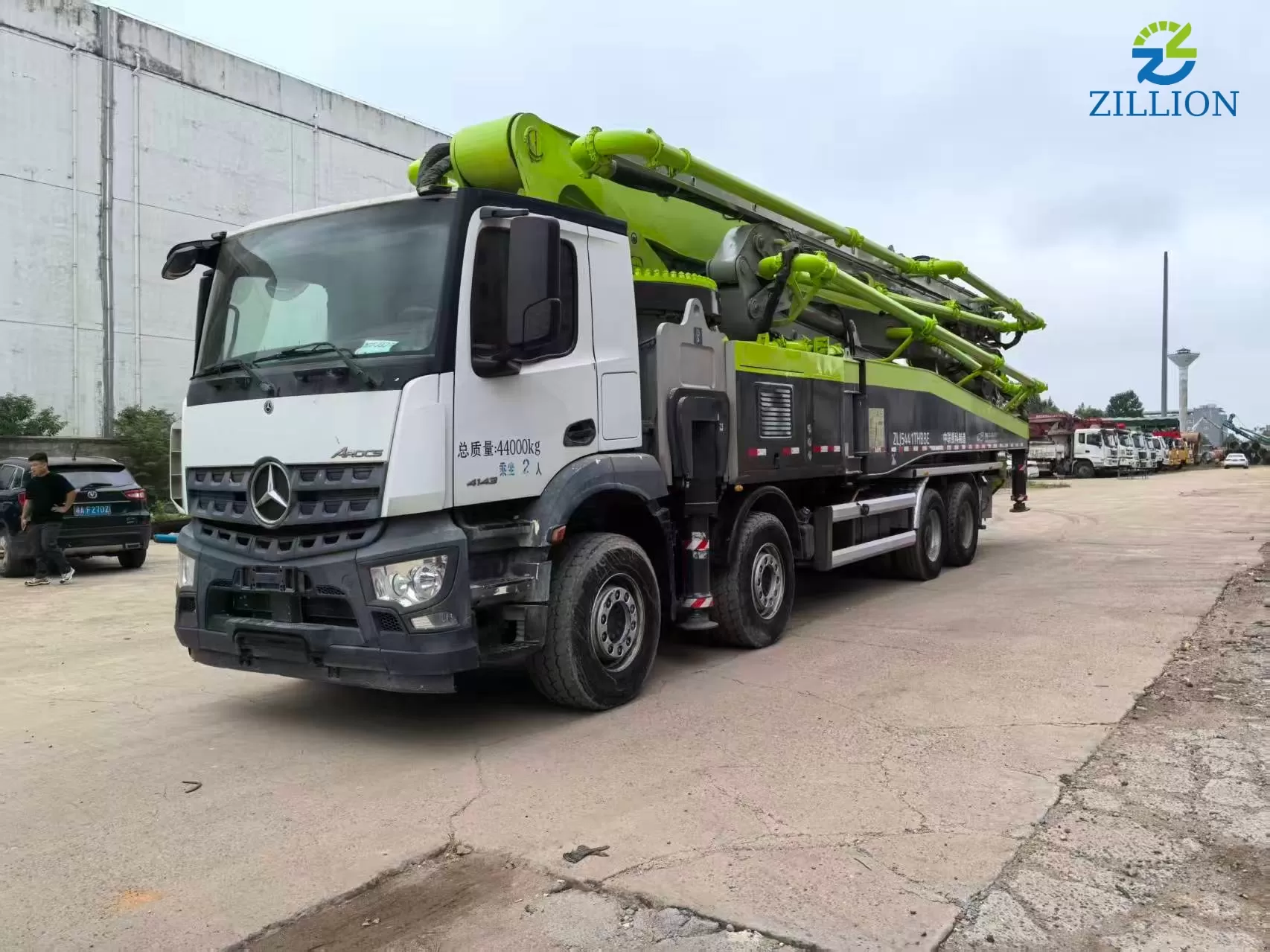 High Quality 2020 Zoomlion Boom Pump 63m Truck- mounted Concrete Pump Truck on Mercedes-Benz Chassis