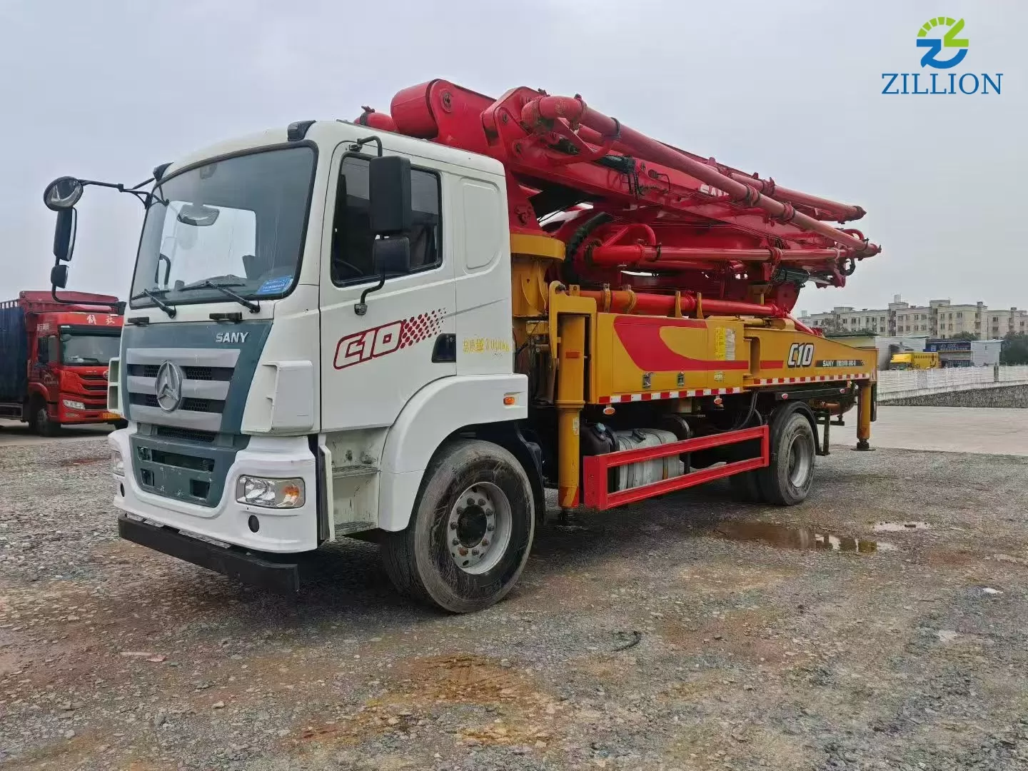 SANY 39 m Truck-Mounted Concrete Pump (2020 Model) on SANY Chassis