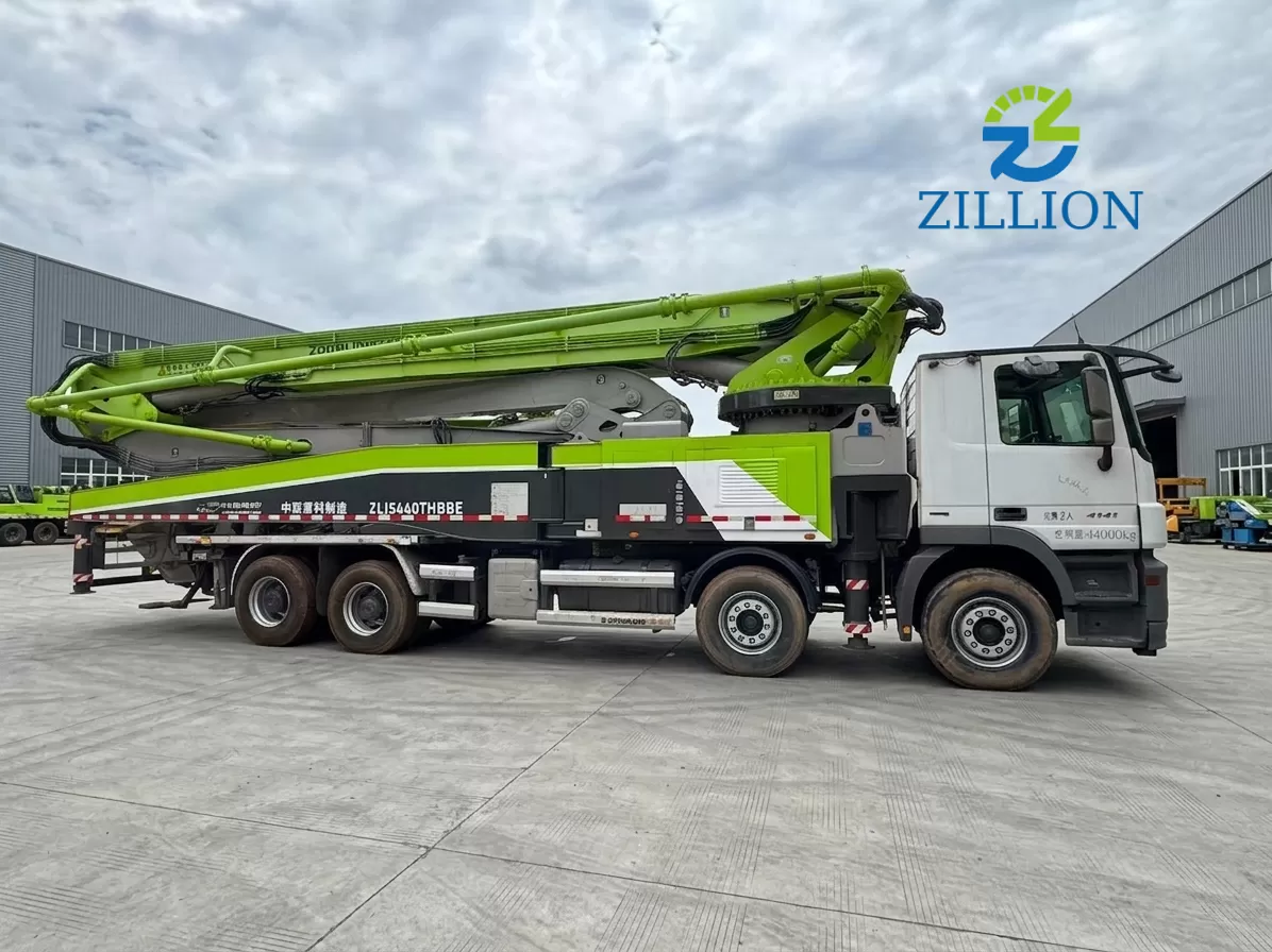 2019 Used Zoomlion 56M Concrete Pump Truck | Mercedes-Benz Chassis | Reliable High-Reach Solution