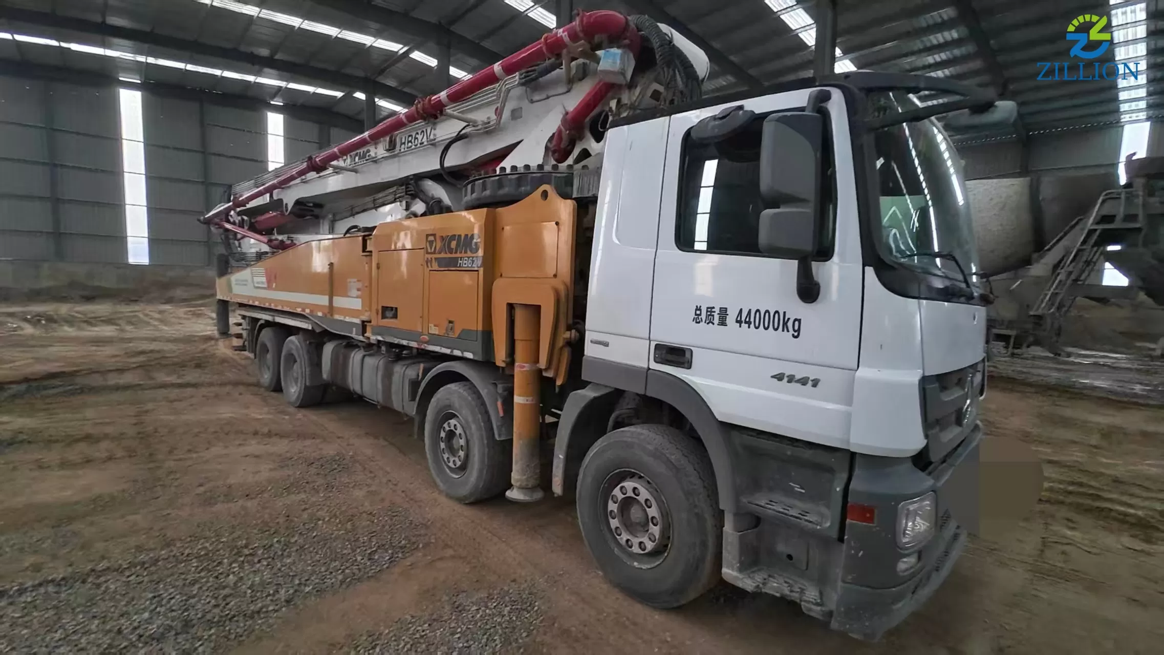 2020 XCMG 62m Truck-Mounted Concrete Pump Truck with Mercedes-Benz Chassis