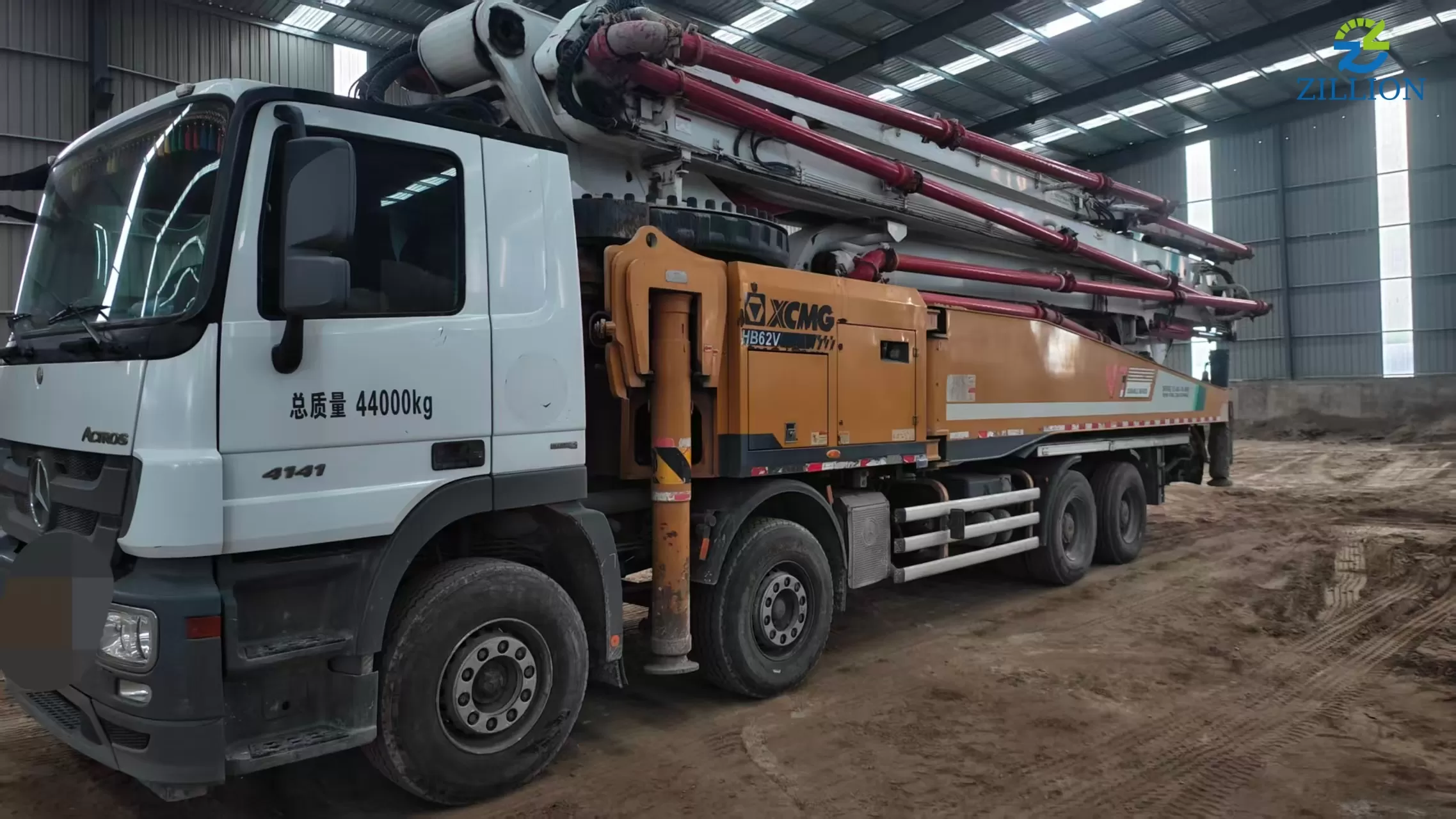 2020 XCMG 62m Truck-Mounted Concrete Pump Truck with Mercedes-Benz Chassis