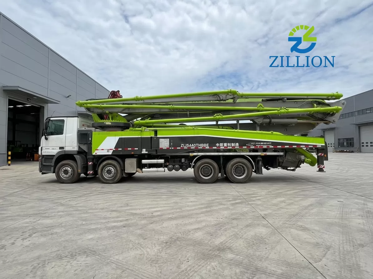 2019 Used Zoomlion 56M Concrete Pump Truck | Mercedes-Benz Chassis | Reliable High-Reach Solution