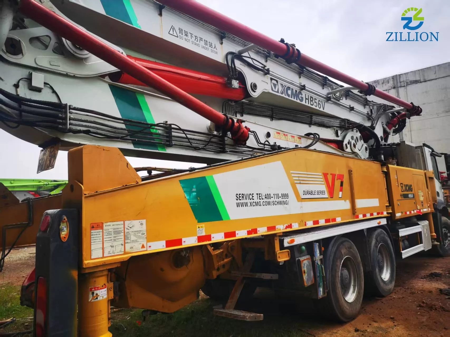 High Quality 2021 XCMG Boom Pump 52m Truck- mounted Concrete Pump Car on BENZ Chassis