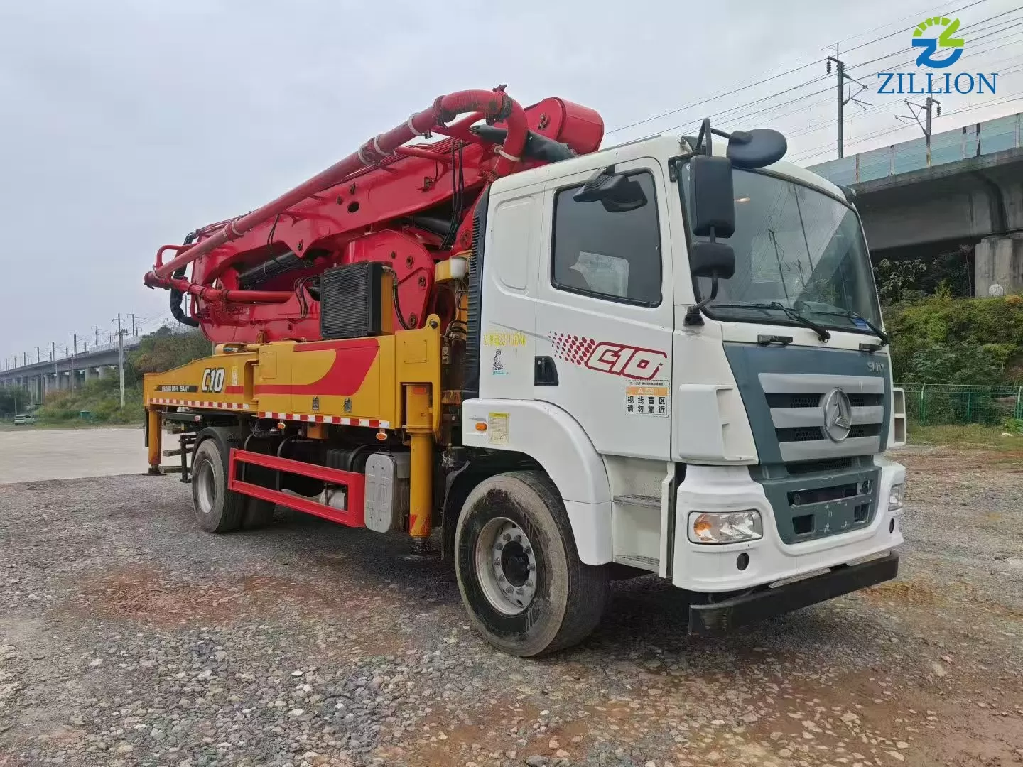 SANY 39 m Truck-Mounted Concrete Pump (2020 Model) on SANY Chassis