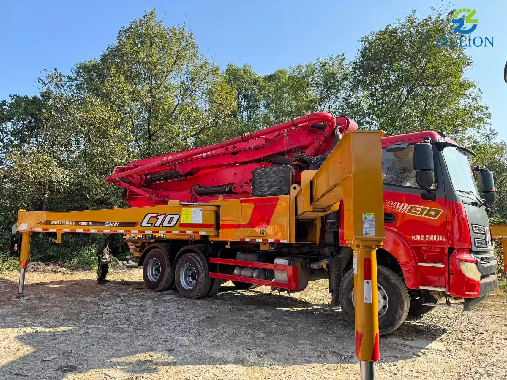 2021 SANY 43m Truck-Mounted Concrete Pump Truck with SANY Chassis
