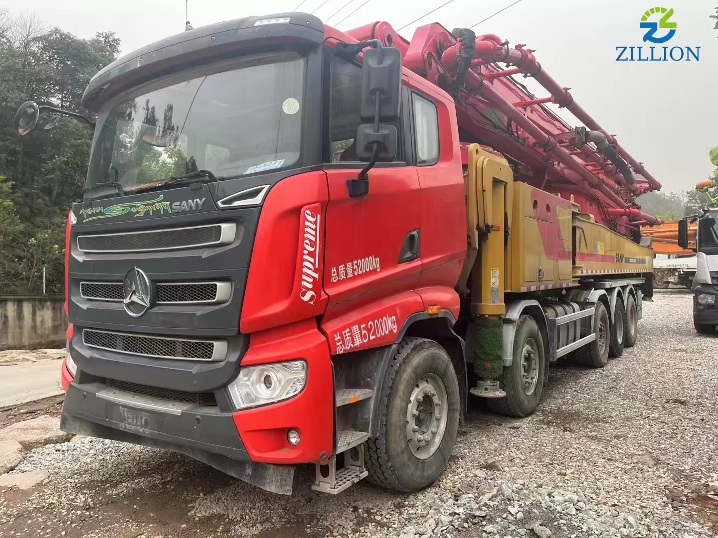 High Quality 2021 Sany Boom Pump 65m Truck- mounted Concrete Pump Car on Sany Chassis