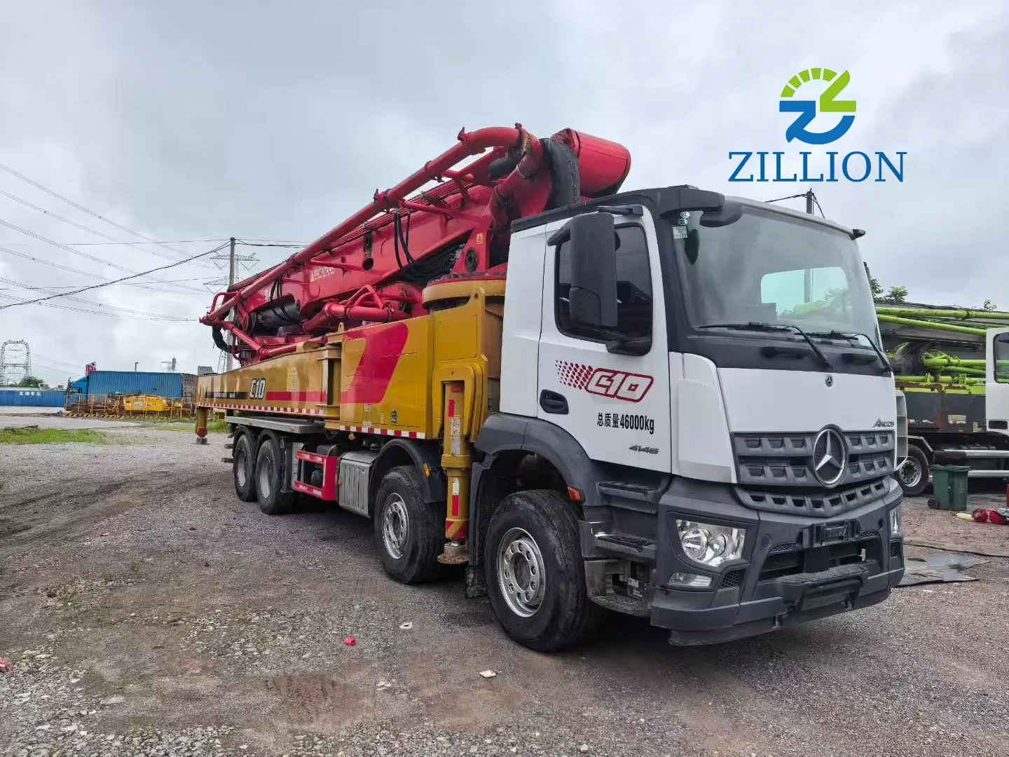 2022 Used SANY 62M Concrete Pump Truck | Mercedes-Benz Chassis | Reliable High-Reach Solution