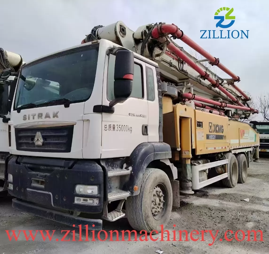 High Quality 2021 XCMG Boom Pump 52m Truck- mounted Concrete Pump Truck
