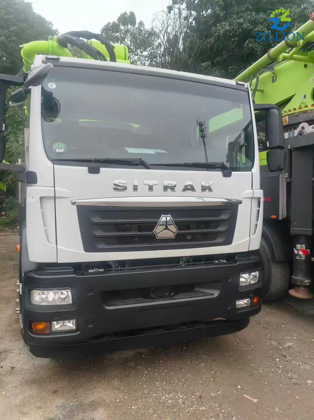 2025 Zoomlion 43m Truck-Mounted Concrete Pump Truck with Sitrak Chassis