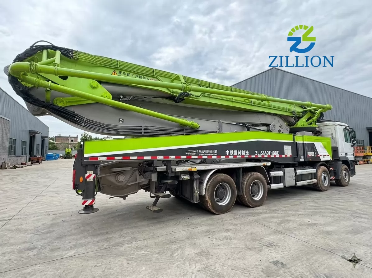 2019 Used Zoomlion 56M Concrete Pump Truck | Mercedes-Benz Chassis | Reliable High-Reach Solution