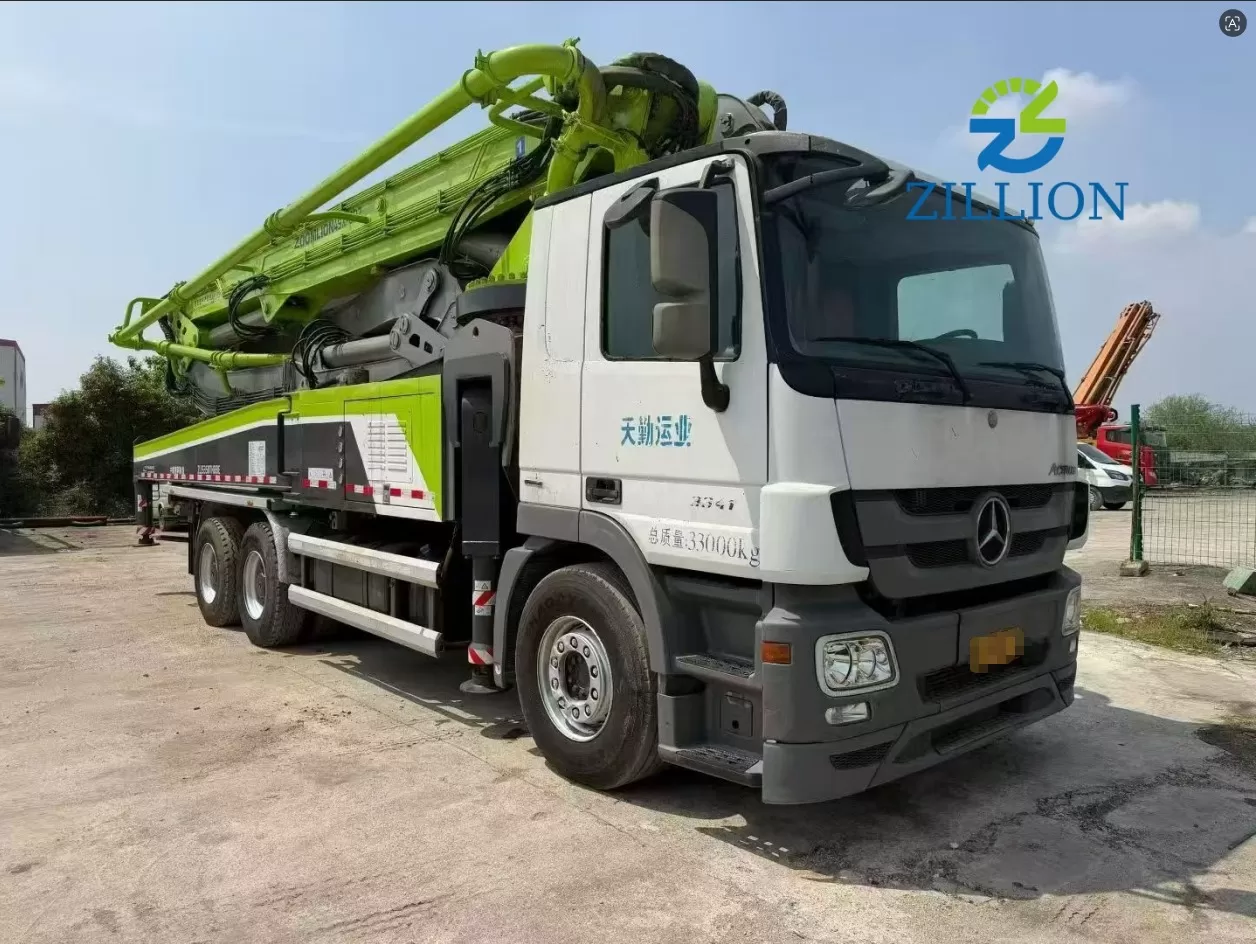 2018 Used Zoomlion 49M Concrete Pump Truck | Mercedes-Benz Chassis | Reliable High-Reach Solution