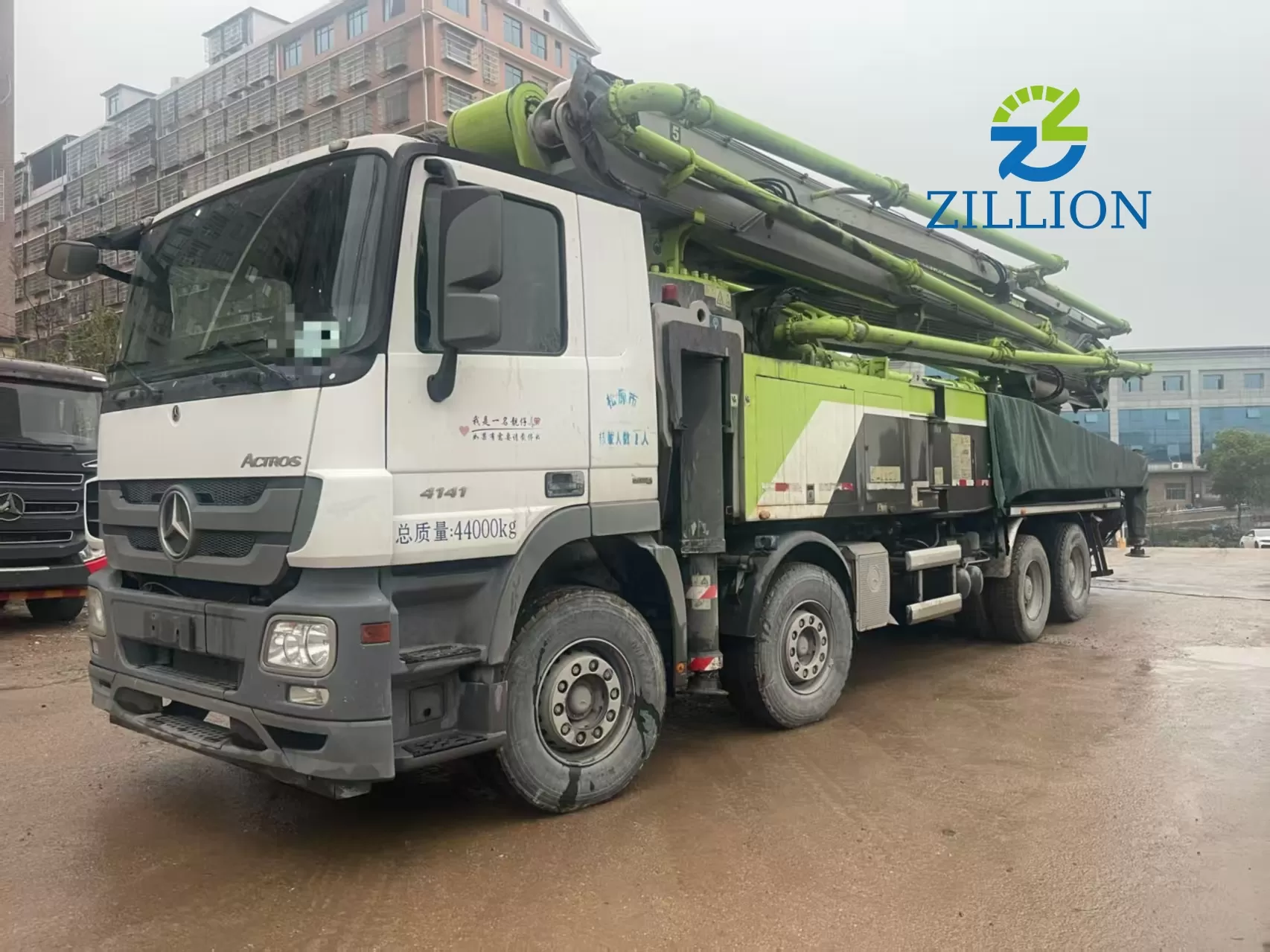 2020 Used Zoomlion 56M Concrete Pump Truck | Mercedes-Benz Chassis | Reliable High-Reach Solution